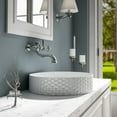 thumbnail image 2 of Ws Bath Collections Fly 3044 WG Fly 17-5/16" Circular Ceramic Vessel Bathroom Sink - White, 2 of 3