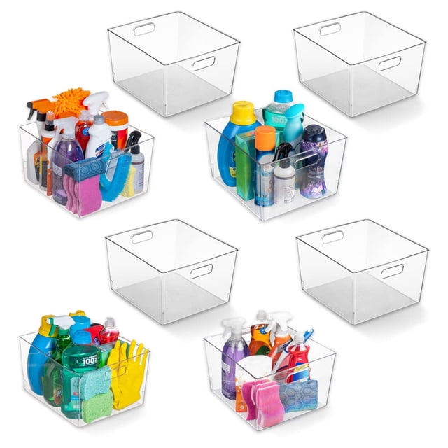 Contenedores de almacenamiento ClearSpace XL, paquete de 8 para cocina o despensa