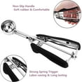 thumbnail image 3 of Ice Cream Scoop, Stainless Steel Cookie Scoop, Cookie Scoops for Baking,  Cookie Dough Scoop, Ice Cream Scooper with Trigger Release, Cookie Scooper for Baking, Cupcake Scoop, 3 of 8