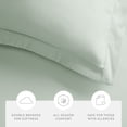 thumbnail image 6 of Ultra Soft & Breathable - Duvet Cover Set - King/Cal-King Mint Bedding by Comfort Canopy, 6 of 23