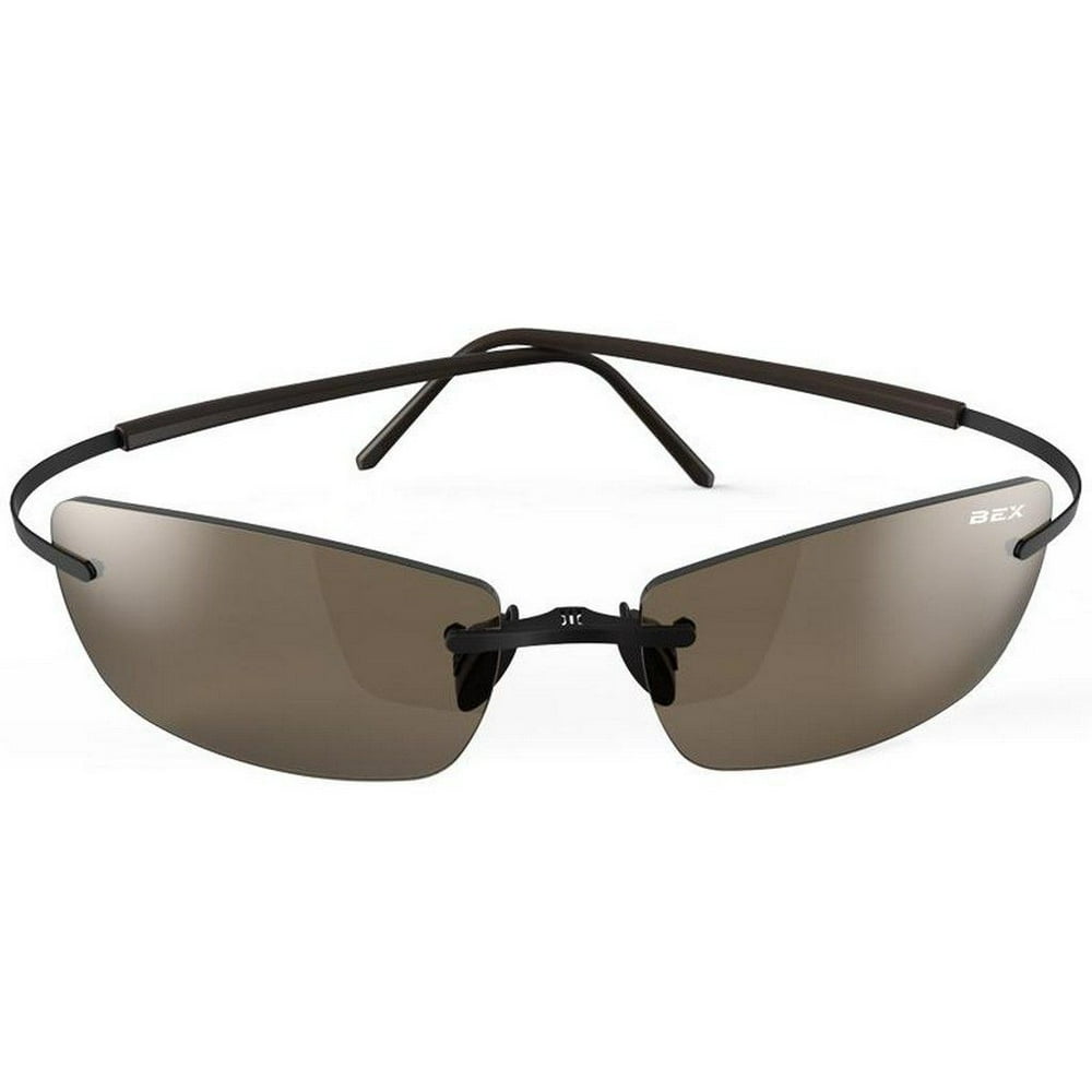 BEX Bex Sunglasses Nylon Polarized Titanium Fynnland Black Brown FT7