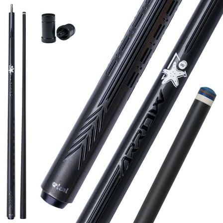 Crical Carbon Fiber Pool Cue Stick with PD-4 Low Deflection Professional Pool Cue for Billiard Stick