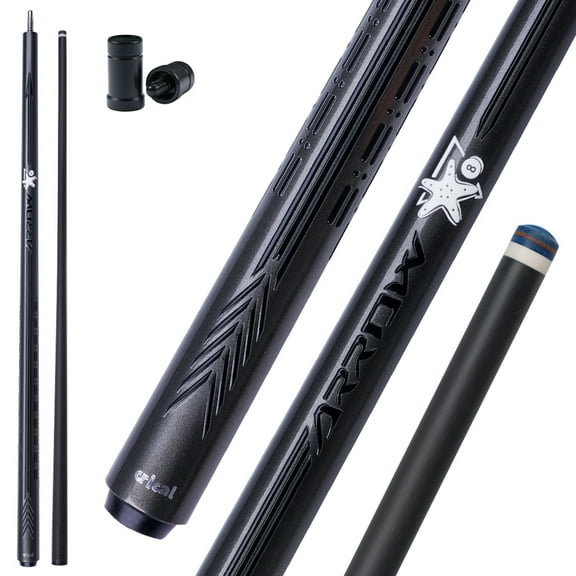 Crical Carbon Fiber Pool Cue Stick with PD-4 Low Deflection Professional Pool Cue for Billiard Stick