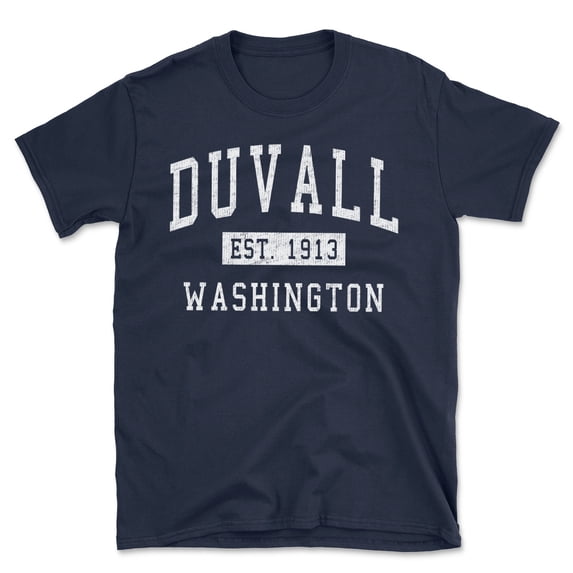 Duvall Washington Classic Established Men's Cotton T-Shirt