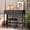 Black, variant on Ciumeeo 35.4'' Small Dressing Vanity Desk with 2 Drawers & Cushioned Stool Makeup Desk Set for Girls, White