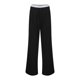 thumbnail image 4 of WILLBEST Pantalones Casuales de Verano para Mujer, con Rayas, Cintura Alta, Patchwork, Bolsillos Colgantes, Pierna Recta, Pantalones de Traje Casuales para Mujer Moderna Mediana, 4 of 8