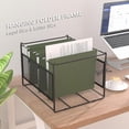 File Rails For File Cabinet Letter/Legal Size File Folder Frame, Files Holder Rack for Desk ...