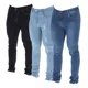 thumbnail image 1 of Pack De 3 Jeans Para Hombre Mezclilla Pantalon Stretch Moda, 1 of 8