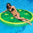 thumbnail image 2 of Swimline 60-Inch Inflatable Heavy-Duty Swimming Pool Lime Slice Float (2 Pack), 2 of 5