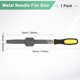 thumbnail image 3 of Uxcell 1-Pack Lima de Metal Plana de 12 Pulgadas, Lima de Acero de Alto Carbono con Mango, 3 of 6