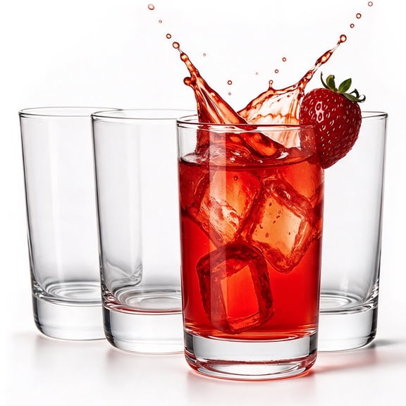 Ksestor Flight Glasses Set of 4 β Small Glass Cups 5 OZ β Drinking Glasses for Flight Board