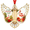 D, variant on Rdausd 5.9 inch Christmas Cash Holder Ornament, Christmas Tree with Gold Scroll Wings and Red Ribbon, Money Gift Presentation for Festive Tree Branches Gift Bags