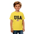 thumbnail image 4 of RMGVDSD Kids 250th Anniversary USA Shirts Boys Graphic Tees American Flag T-Shirts Independence Day Casual Short Sleeve T Shirts Crewneck Stylish Tops 12-13 Years, 4 of 4