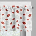 thumbnail image 3 of Ambesonne Ladybugs Window Valance, Animal Illsutration, 54" X 12", Vermilion Black Grey, 3 of 5