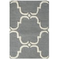 thumbnail image 2 of SAFAVIEH Cambridge Hamilton Geometric Wool Area Rug, Dark Gray/Ivory, 2' x 3', 2 of 8