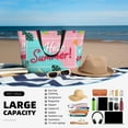 thumbnail image 5 of PAYOHTO Hello Summer Flat Large Beach Tote Bags for Womens Mens Sandproof Swim Pool Bag with Zipper for Travel Vacation, 5 of 7