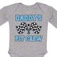 thumbnail image 4 of Inktastic Daddys Pit Crew Boys Racing Boys Long Sleeve Baby Bodysuit, 4 of 5