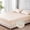Beige-Queen, variant on Black Twin XL Satin Fitted Sheet