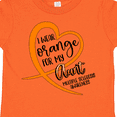 thumbnail image 4 of Inktastic I Wear Orange for My Aunt Multiple Sclerosis Awareness Boys or Girls Toddler T-Shirt, 4 of 5