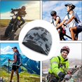 thumbnail image 1 of Cooling Skull Caps Mesh Fabric Wind-proof Fashion Sun Protection Flower Print Cycling Breathable Elastic Helmet Liner camouflage grey, 1 of 9
