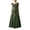 Dark Green, variant on SRZYMJ Women's Elegant Corset Dress with Waist Tie Ruffled Wide Strap Sleeveless Summer Dress M