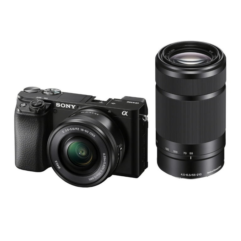Sony Alpha a6100 APS-C Mirrorless Camera Bundle with 16-50mm & 55