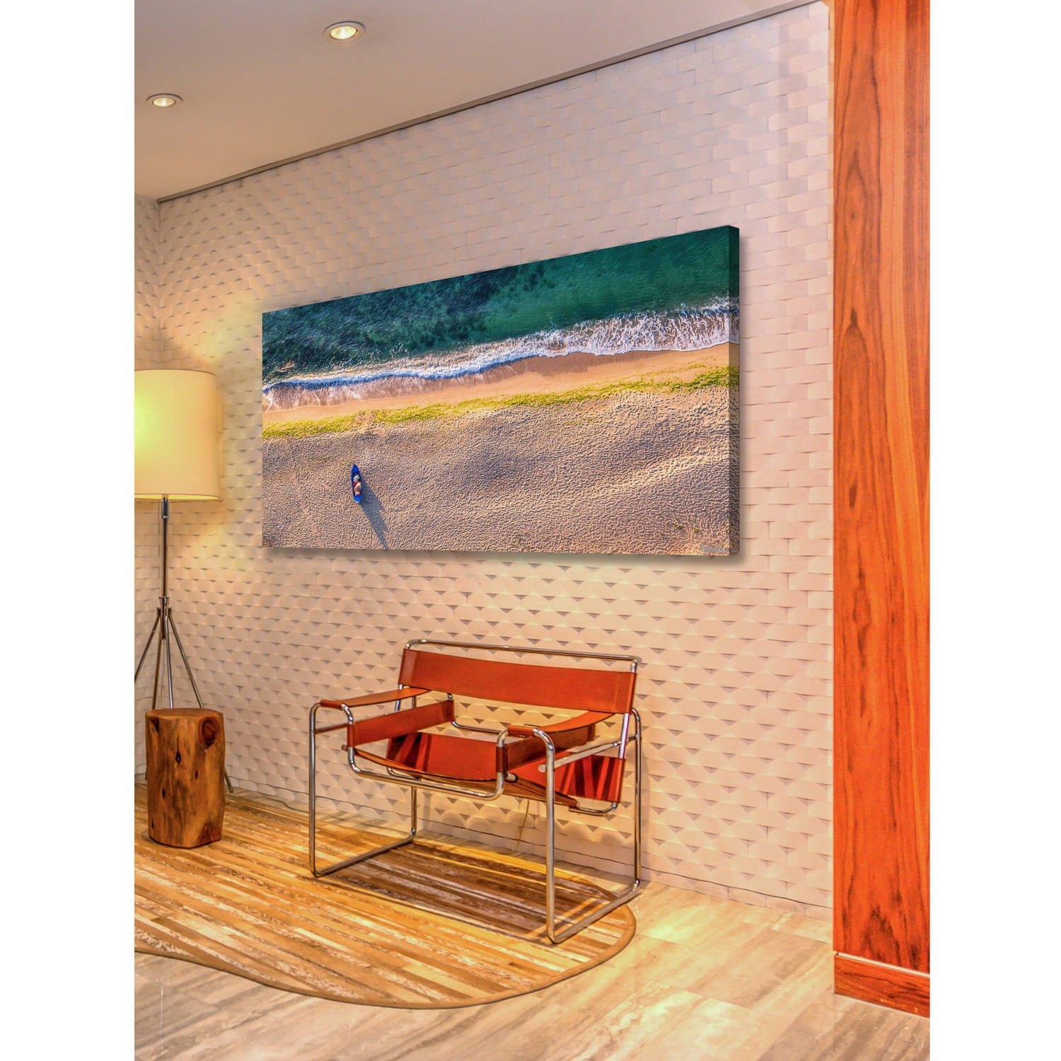 "One Canoe" Painting Print on Wrapped Canvas
