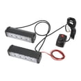 thumbnail image 3 of Luz estroboscópica de emergencia de 8 LED, 12V, 24V, IP67, lámpara intermitente de advertencia Universal impermeable para coche, camión, remolque, furgoneta, 3 of 14