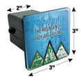 thumbnail image 5 of The Mountains They are Calling Hiking Nature Tow Trailer Hitch Cover Plug Insert, 5 of 6
