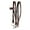 Brown L ( Above 1.2 meters ), variant on Y.J TAILS Leather Horse Bridle, Adjustable Western Browband Bridles for Horses with Bits and Detachable Leather Reins (S (Below 1.2 Meters), Brown)