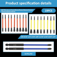 thumbnail image 4 of 19 Pcs Magnetic Nut Driver Set for Impact Drill,1/4inch Hex Shank -V Steel Socket Adapter Extension with Screwdriver,19 Pcs * Magnetic Nut Driver Set, 4 of 6