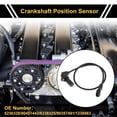 thumbnail image 2 of Unique Bargains 1 Pc No.6236328 Crankshaft Position Sensor for VAUXHALL Corsa 1.2i 1.4i 1993-2000 Sturdy Car Engine Crank CKP Sensor, 2 of 6