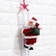 thumbnail image 5 of Papá Noel en una escalera Figuras navideñas eléctricas Escalada Papá Noel gateando Figura de decoración navideña para interiores y exteriores, 5 of 7