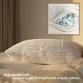 thumbnail image 2 of AIR-Micro Bamboo Rayon Shredded Memory Foam Pillow, California-King, 2 of 4