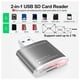 thumbnail image 4 of Adaptador de Lector USB y SD 2 en 1, Adaptador de Tarjeta SD TF A USB 3.0 Compatible con SDHC SDXC MMC UHS-I para Computadora, PC y Portátil, 4 of 5