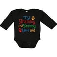thumbnail image 3 of Inktastic My Grammy and Grampy Love Me Boys or Girls Long Sleeve Baby Bodysuit, 3 of 5