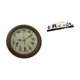 thumbnail image 5 of Elegante Reloj De Pared Con Pájaro Cantor Y Ciervo, Escultura Para Comedor, Jardín, Valla, Exterior, Interior, Porche, Decoración De Bodas, Alarma Redonda Resistente Con Canto De Pájaros., 5 of 7