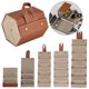 thumbnail image 5 of Organizador de anteojos Soporte de cuero para gafas de sol Estuche portátil para almacenamiento de gafas de viaje, L6400 Marrón AweSitey HA003745-02B, 5 of 7