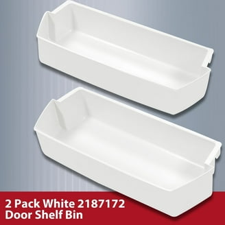 Frigidaire Electrolux White Refrigerator Door Bin Side Shelf