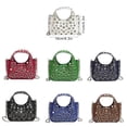 thumbnail image 3 of FENOHREFE Hollow Rivets Crossbody Bag for Women Daily Bag PU Leather Handbag Messenger Bag Chain Shoulder Bag Everyday Bag, 3 of 8