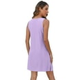 thumbnail image 6 of Sun Dresses for Women 2025 Vacation Sping Summer Casual Sundresses Women's Hawaiian Beach Eyelet Dress with Pockets, 6 of 6