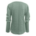 thumbnail image 7 of Otvok Autumn/Winter Womens Sweaters Knitting Long Sleeve Solid Tops, 7 of 7