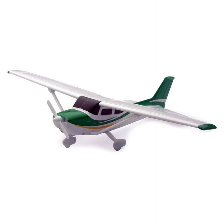 Cessna Skyhawk 172 組み立てキット Model Kit Cessna 172 Skyhawk Aircraft White with Green and