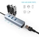 thumbnail image 3 of Adaptador USB 3.0 a Ethernet, concentrador USB 3.0 de 3 puertos con adaptador Rj45 10/100/1000 Gigabit Ethernet compatible con Windows 10,8.1, Mac Os, Surface Pro, Linux, Chromebook y más Ormromra CZDZ-ST145, 3 of 7