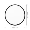 thumbnail image 2 of 2pcs Foldable Fan Summer Handheld Fan Round Folding Fan Blank Hand Fan Portable Fans, 2 of 3