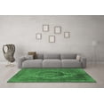 thumbnail image 3 of Ahgly Company Indoor Round Oriental Emerald Green Industrial Area Rugs, 8' Round, 3 of 4