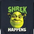 thumbnail image 3 of Shrek - Shrek Happens - Men's Crew Neck Fleece Pullover, 3 of 5