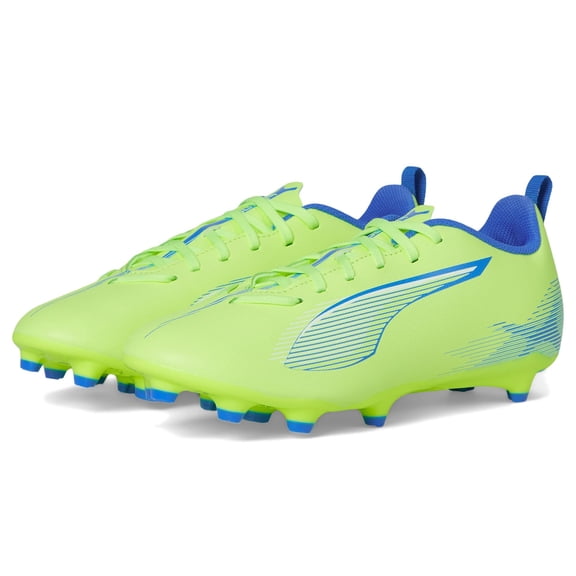 Big Kid's Puma Ultra 5 Play FG/AG Jr Fizzy Apple-Puma White (107695 03) - 6.5