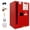 Red（23 x 18 x 35 in）, variant on 12 Gallon Fireproof Safety Cabinet, 18" x 18" x 23" Flammable Storage Cabinet, Galvanized Steel Safety Storage Cabinet with Manual Closing Doors for Commercial Industrial and Home Use