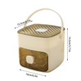 thumbnail image 2 of 2025 Portable Ice Maker with Storage Drawer & Fast Ice Making - Compact Countertop Design, One-Touch Operation for Home, Office, Outdoor - Makes 48 Cubes in 24 Mins (Green), 2 of 8